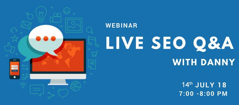 Webinar on SEO  QandA with Danny