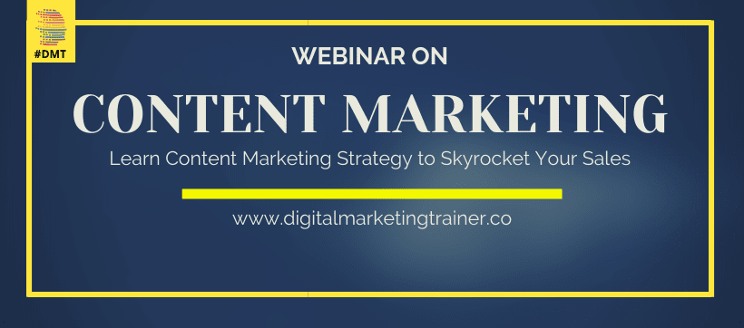 Content Marketing webinar