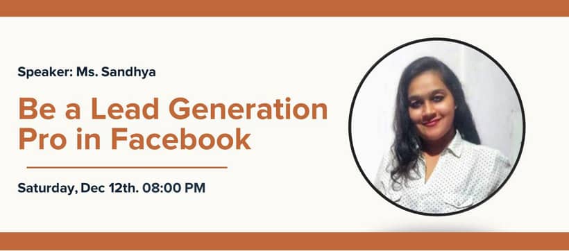 Facebook Marketing Webinar [12th Dec @ 8:00 PM]